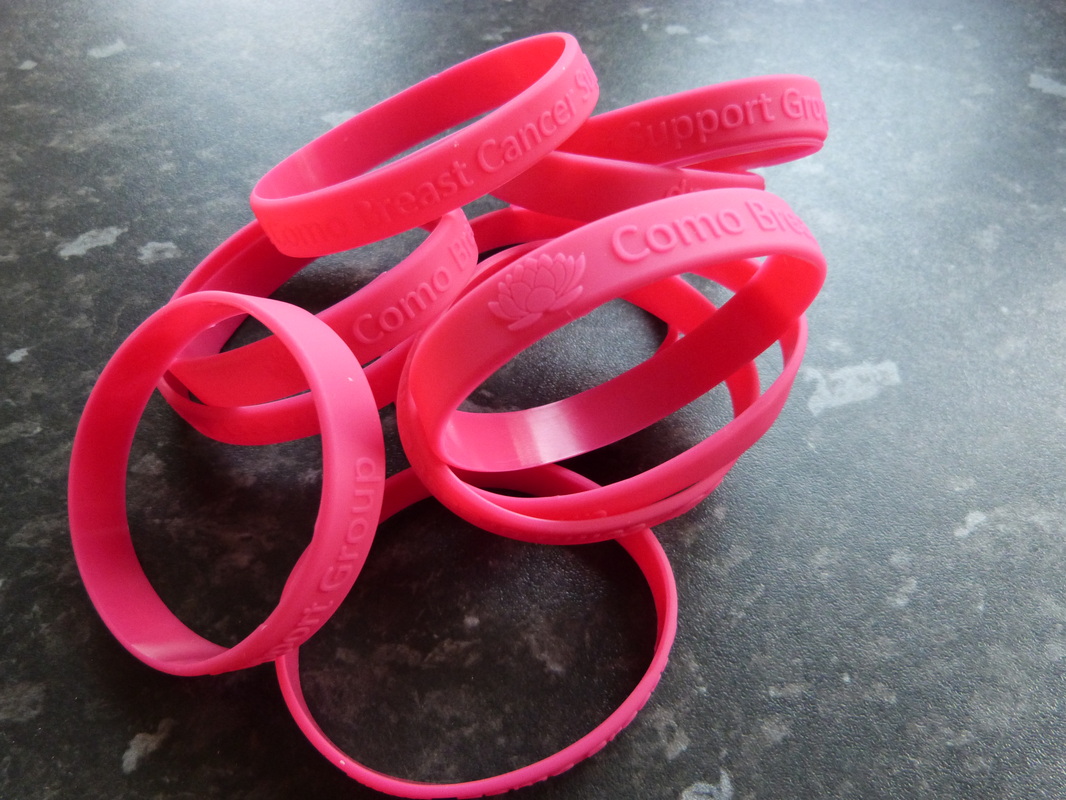 Como Breast Cancer Support Group Wristbands